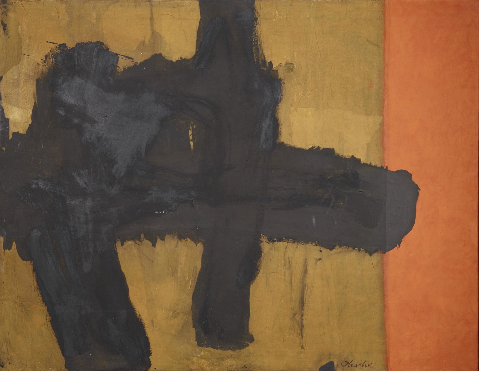 YUTAKA OHASHI, (Japanese/American, 1923-1989), Bridge (1 of 5)