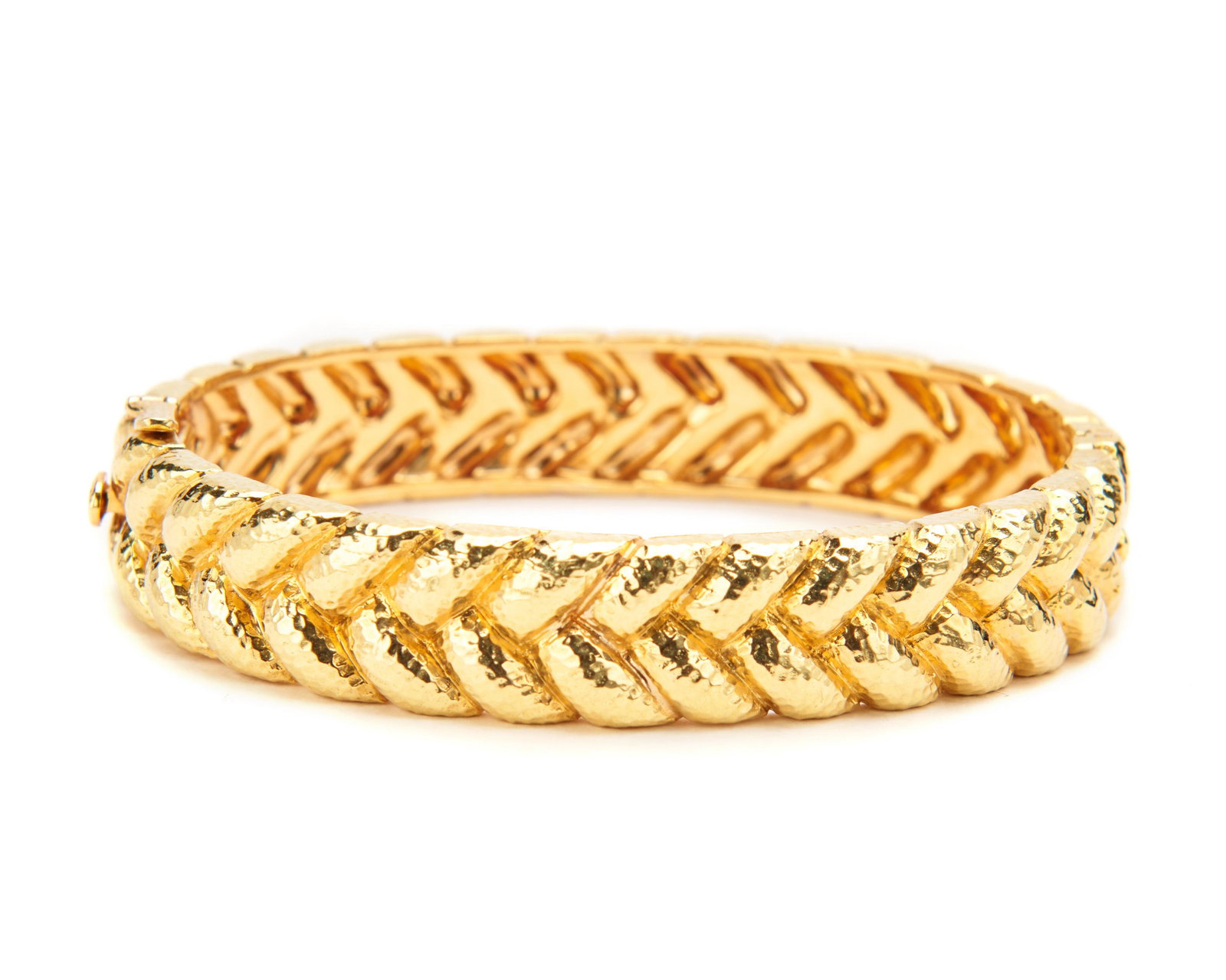 ANDREW CLUNN 18K Gold Bangle Bracelet (1 of 3)