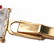 CARTIER 18K Gold, Rock Crystal, and Ruby Cufflinks - 3