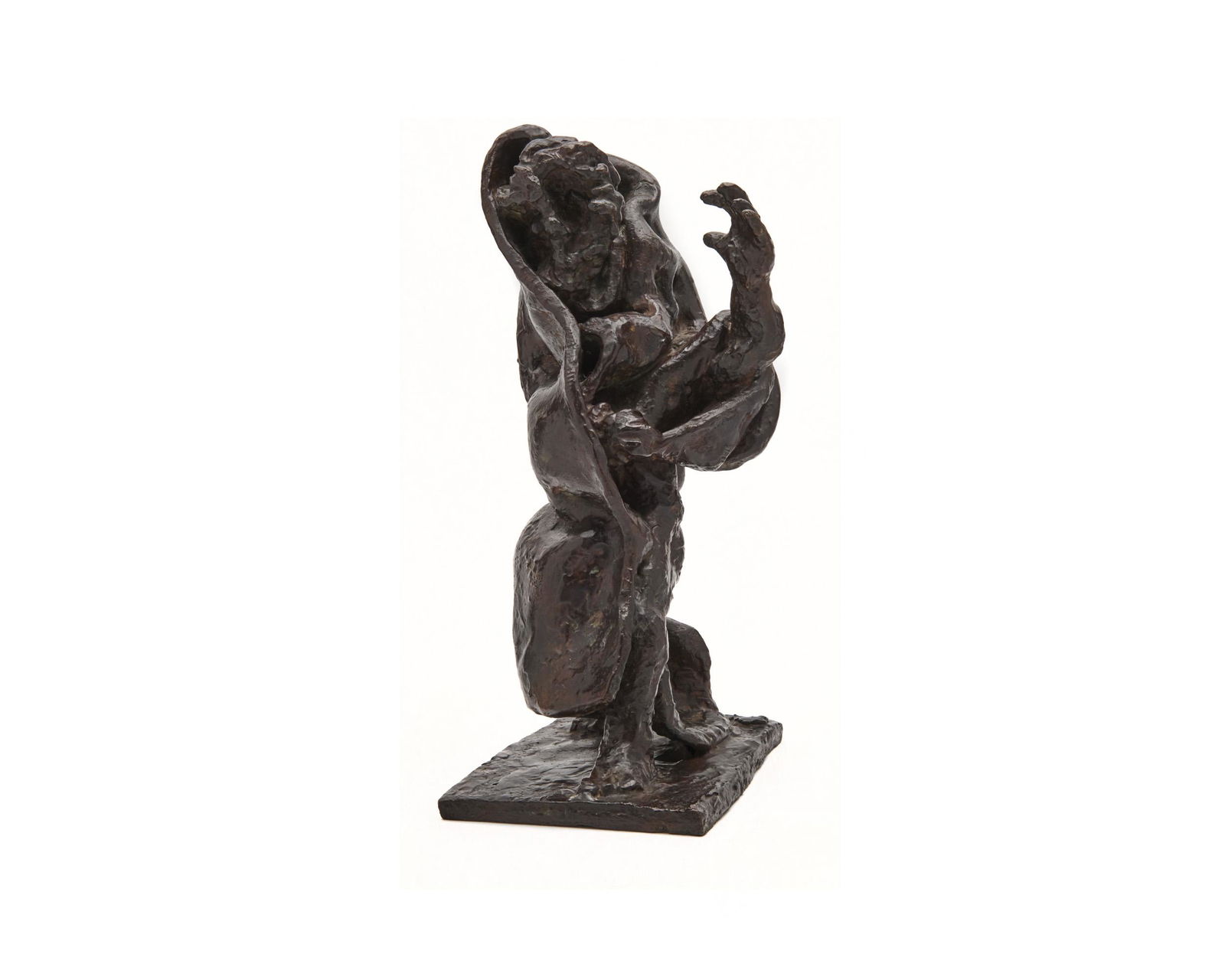 JACQUES LIPCHITZ, (French, 1891-1973), The Prophet,: JACQUES LIPCHITZ(French 1891-1973)The Prophetbronzeinscribed numbered and with thumbprintheight: 14 3/8 in.Provenance: By descent through a son of John D. Rockefeller Jr.Literatu