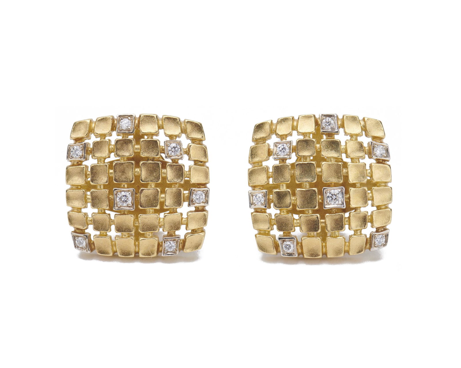 PAUL MORELLI 18K Gold and Diamond Earclips (1 of 3)