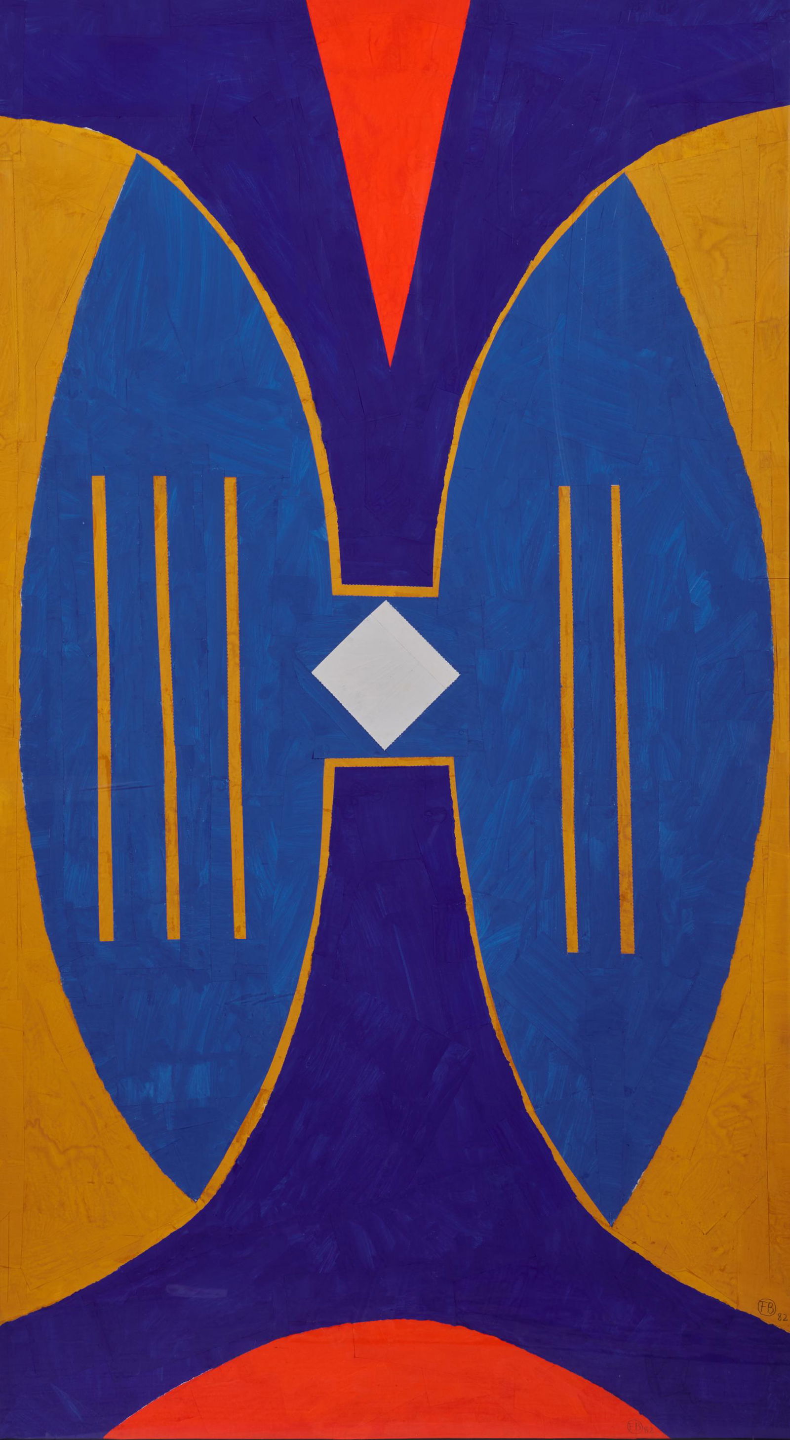 FRITZ BULTMAN, (American, 1919-1985), Before + After: FRITZ BULTMAN(American, 1919-1985)Before + After III1982, oil, gouache, paper, and Elmer's glue on canvassigned and dated FB 82 lower right; inscribed verso Fritz Bultman / Before + After III /