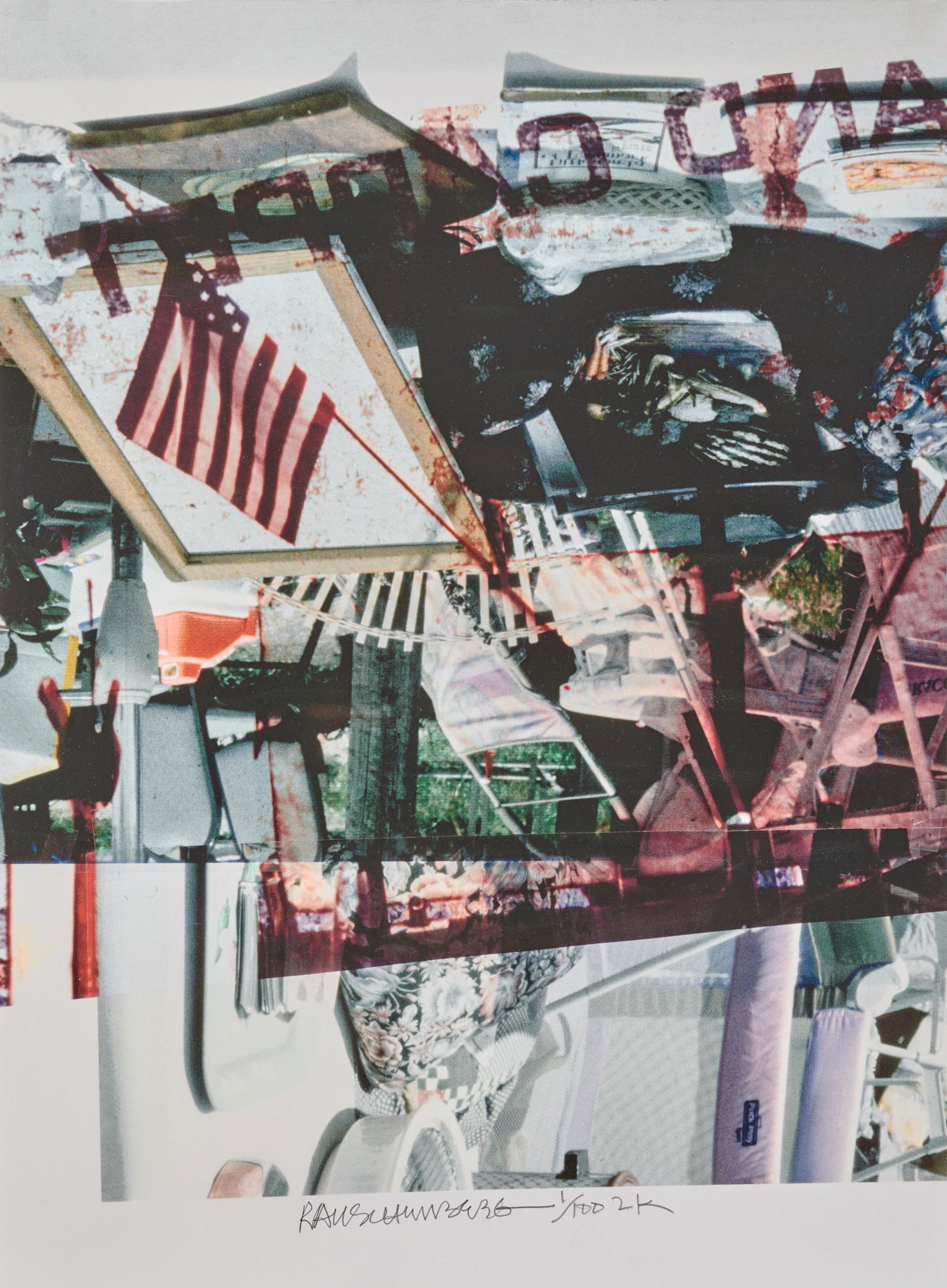 ROBERT RAUSCHENBERG, (American, 1925-2008), Kennedy for (1 of 5)