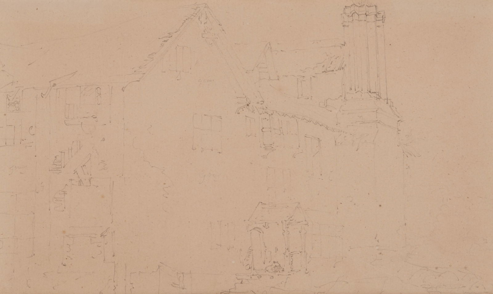 Attributed to JOSEPH MALLORD WILLIAM TURNER, (English, (1 of 4)