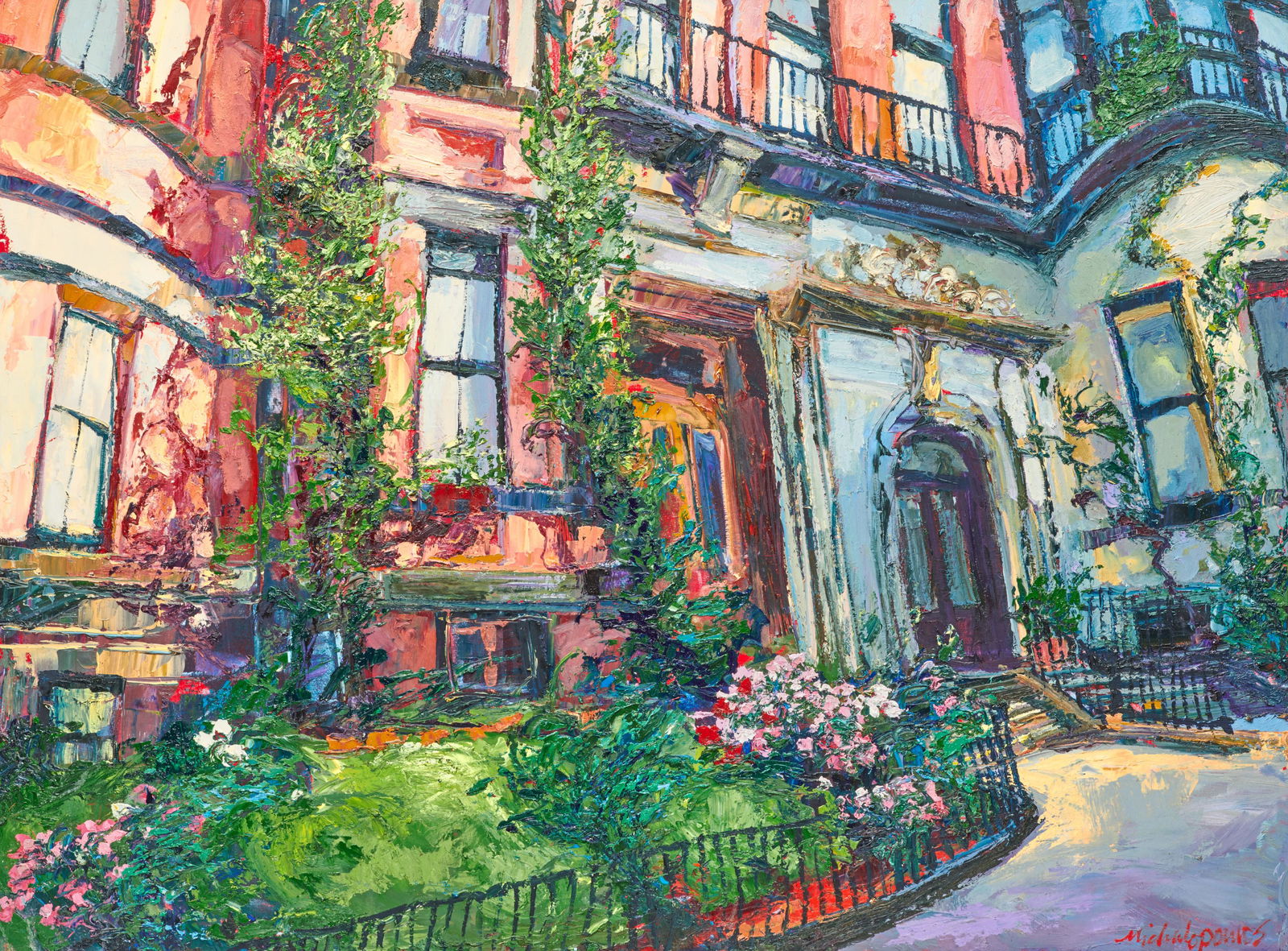 JAMES MICHALOPOULOS, (American, b. 1951), Brownstones (1 of 5)
