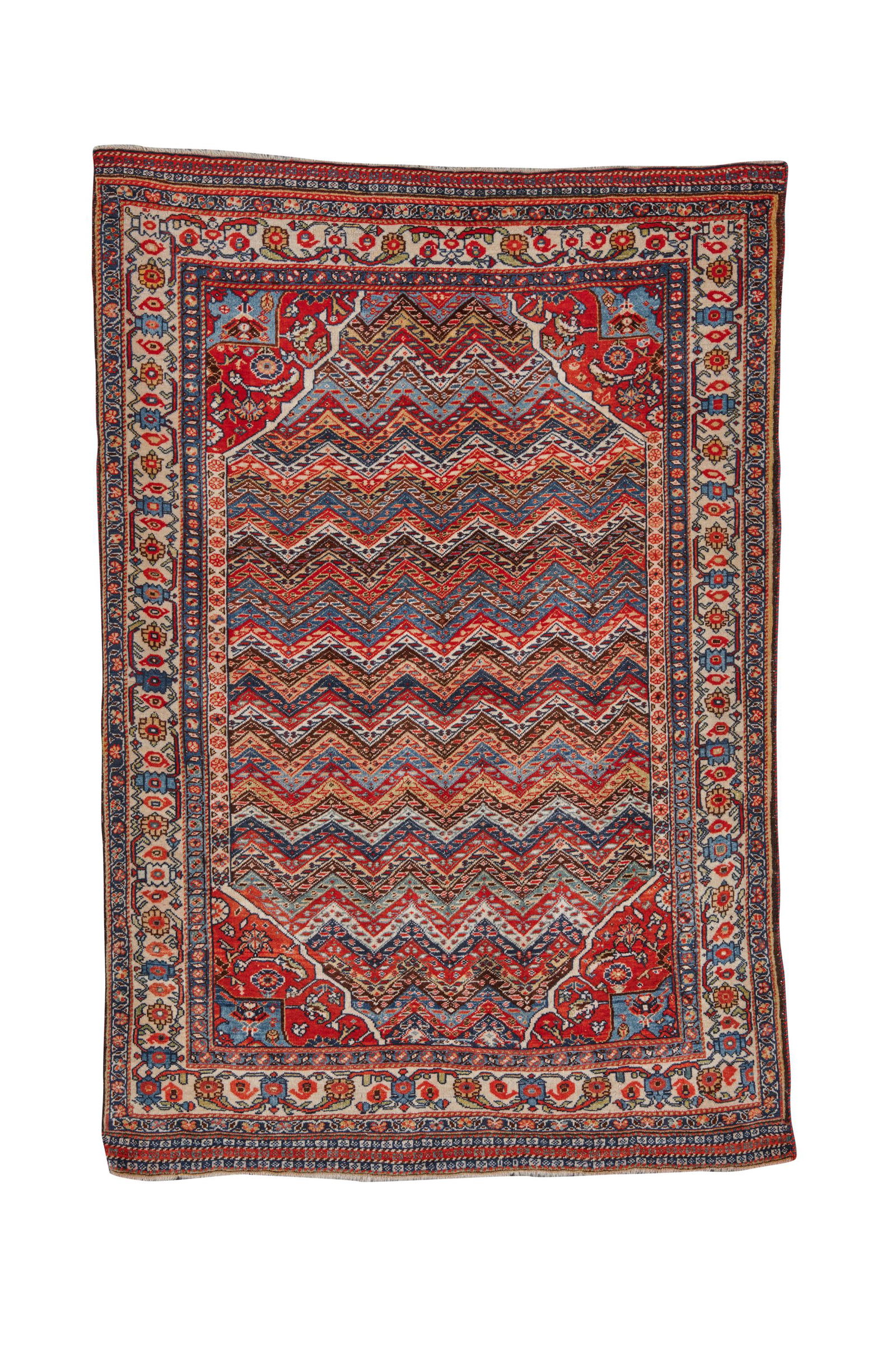 Fine Qashgai Rug, Persia, ca. 1900; 4 ft. 10 in. x 3 (1 of 7)