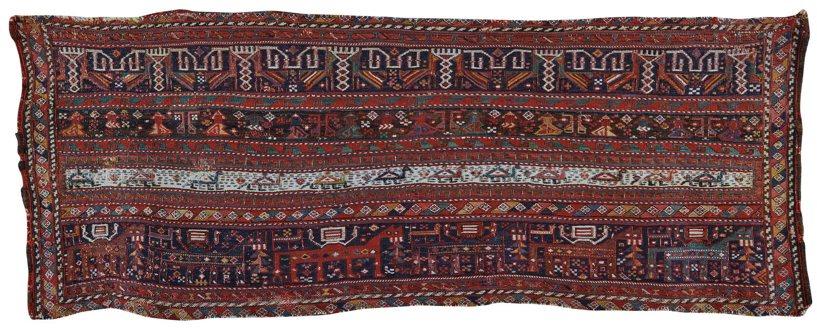 Luristan Bag Face, Persia, last quarter 19th century; 4 (1 of 2)