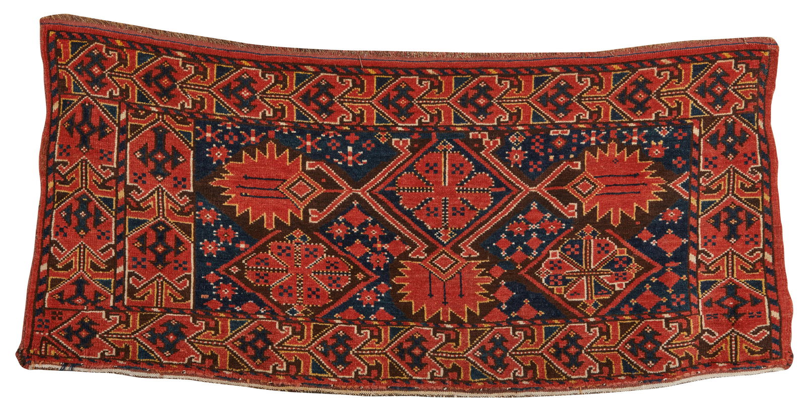 Beshir Chuval Face, Turkestan, ca. 1875; 3 ft. 8 in. x (1 of 2)