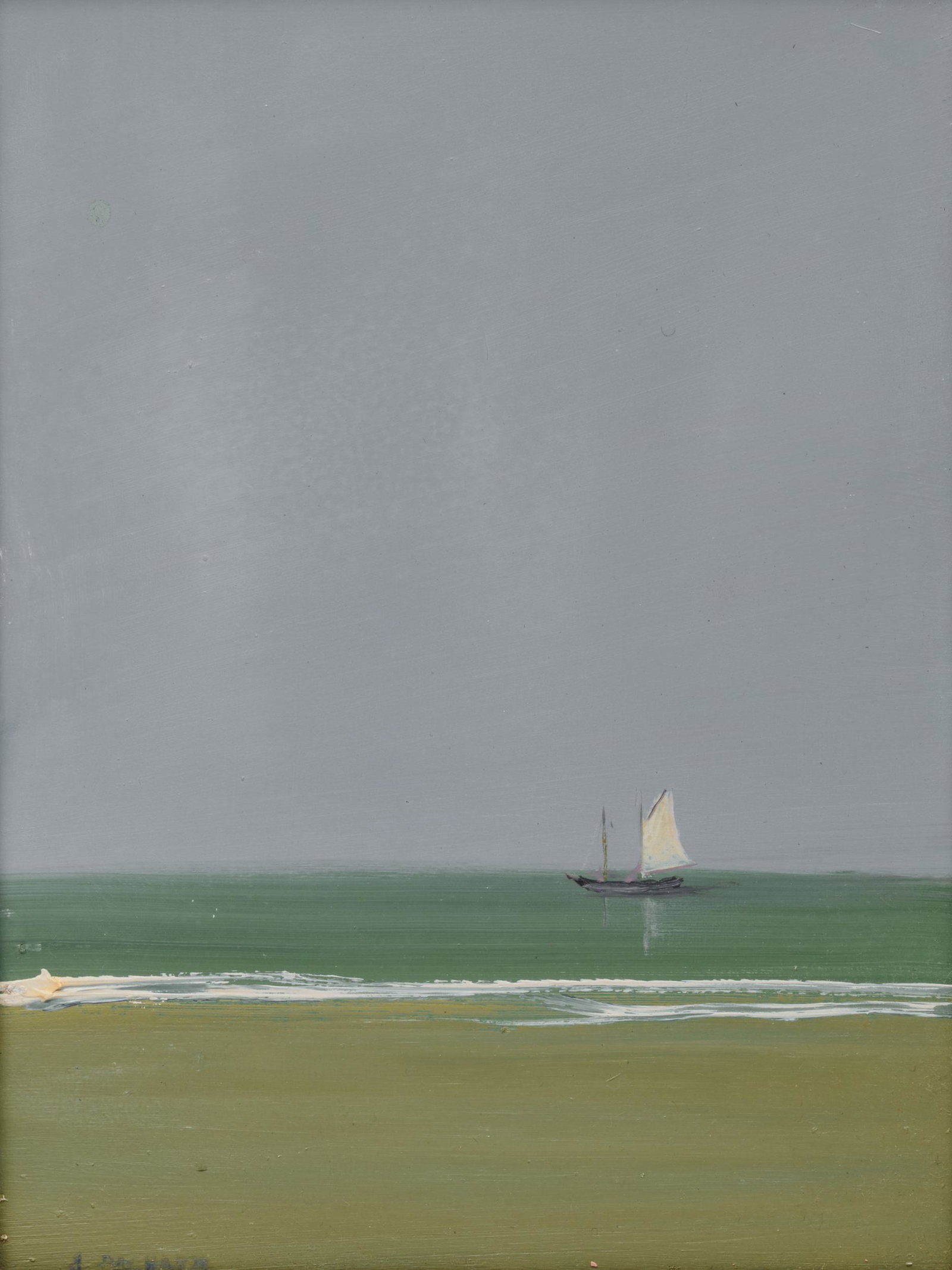 ANNE PACKARD, American b. 1933, Untitled (Ship Off (1 of 4)