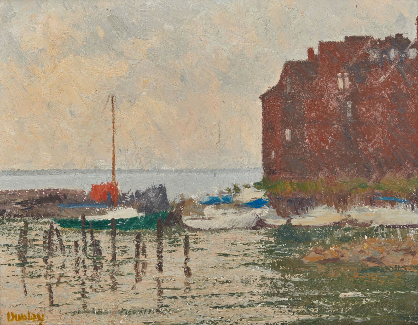 THOMAS DUNLAY, American b. 1951, Early Morning on Long (1 of 4)