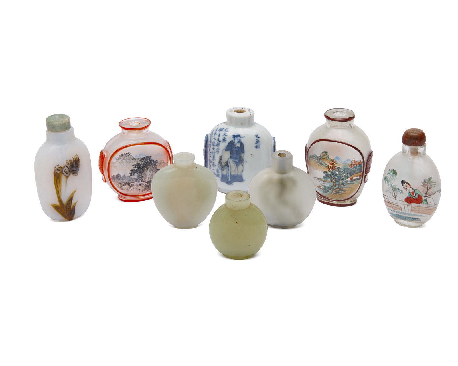Eight Chinese Snuff Bottles (1 of 2)