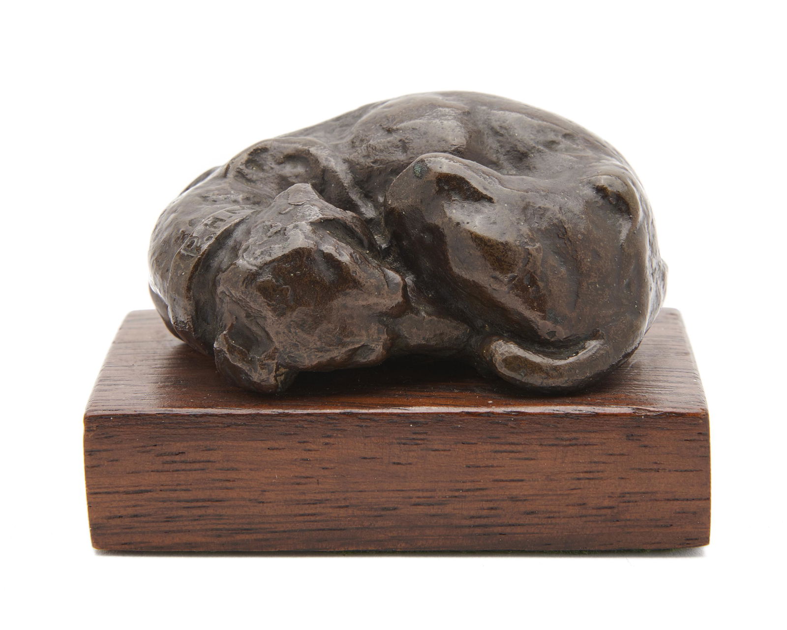 PAUL HOWARD MANSHIP, (American, 1885-1966), Sleeping: PAUL HOWARD MANSHIP (American, 1885-1966)Sleeping Dogbronzeinscribed P. H. M. on dog's collarlength: 3 1/4 in., height: 1 1/2 in., height including base: 2 1/2 in. Provenance: A gift fr