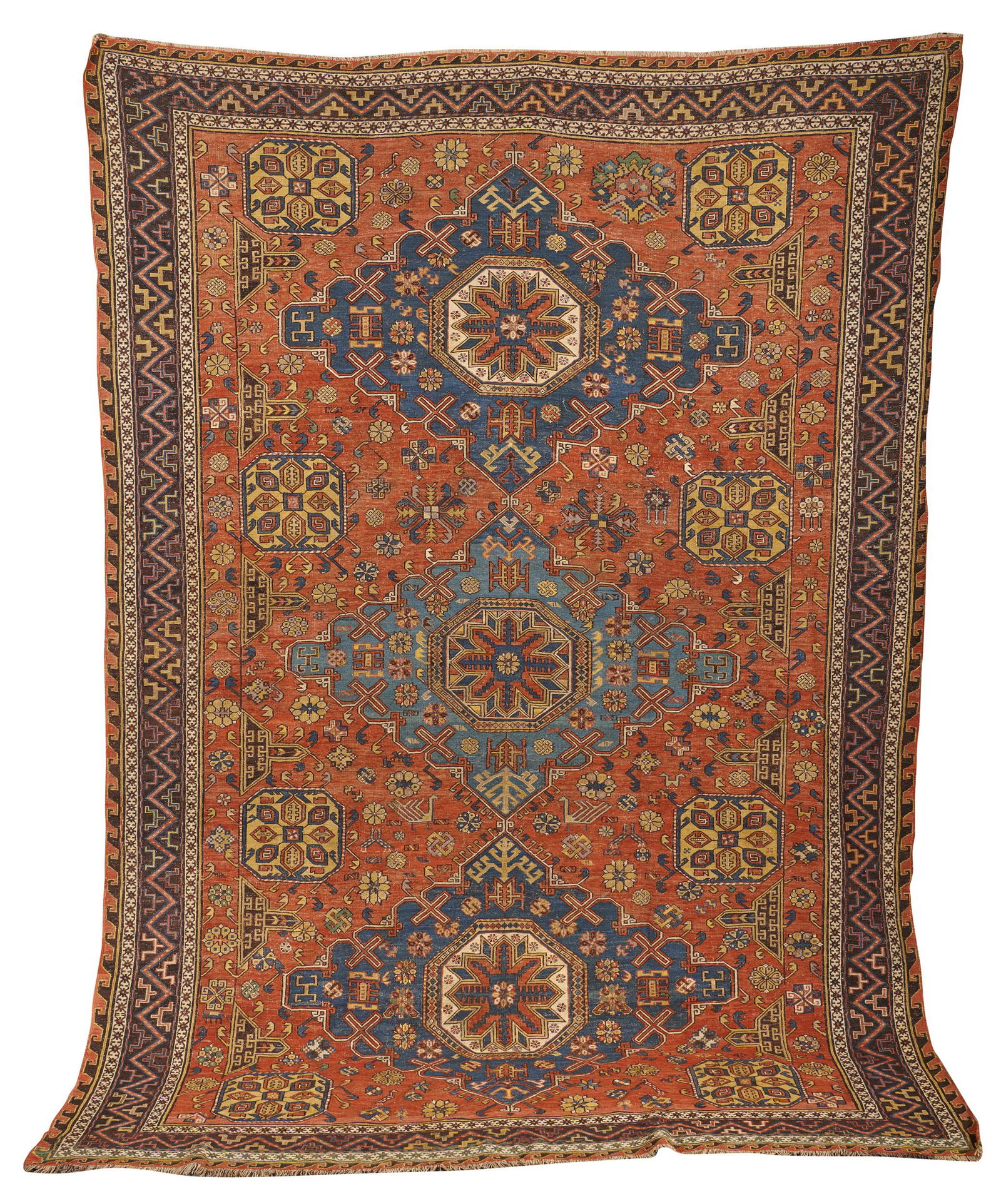 Soumac Carpet, Caucasus, ca. 1875 (1 of 4)
