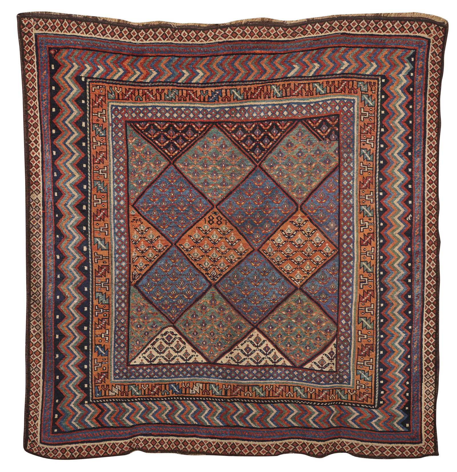 North West Persian Square Rug (1 of 6)