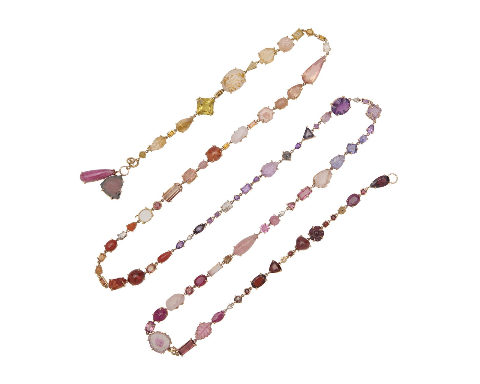 IRENE NEUWIRTH 18K Gold and Gemset Necklace (1 of 2)