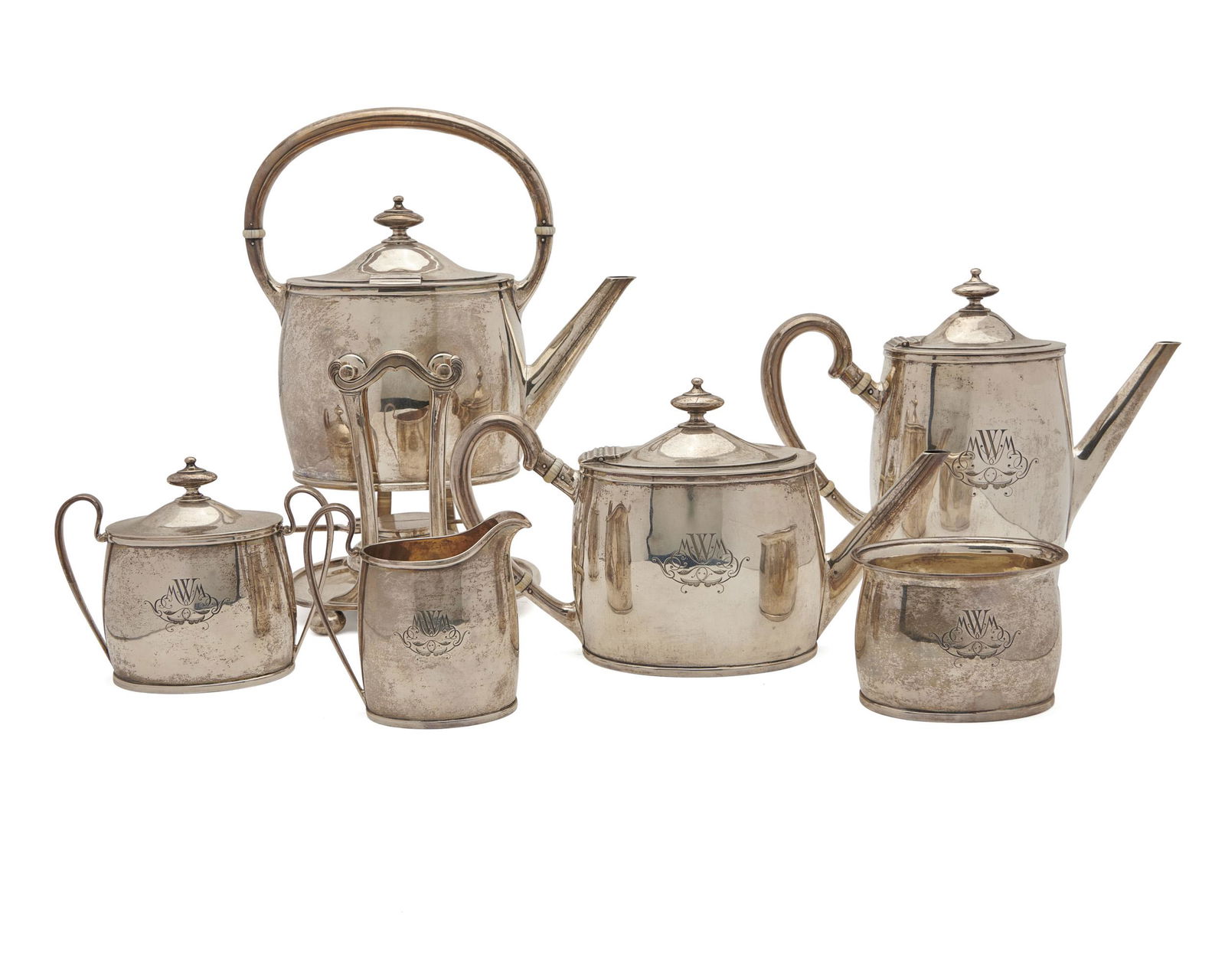 Arthur Stone Silver Six Piece Coffee and Tea Service (1 of 5)