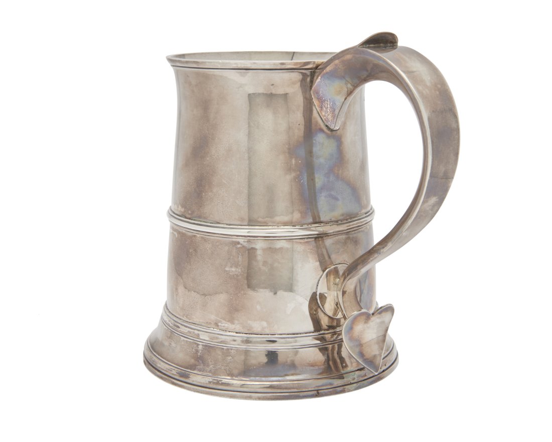 George III Silver Tankard, London, 1785, Hester Bateman, maker (1 of 3)