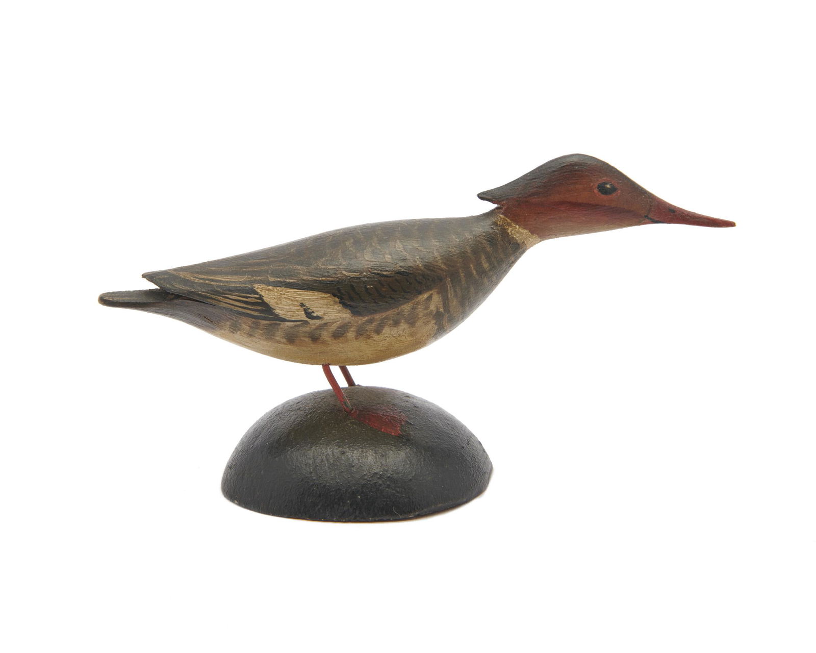 A. ELMER CROWELL Miniature Red Breasted Merganser, female (1 of 3)