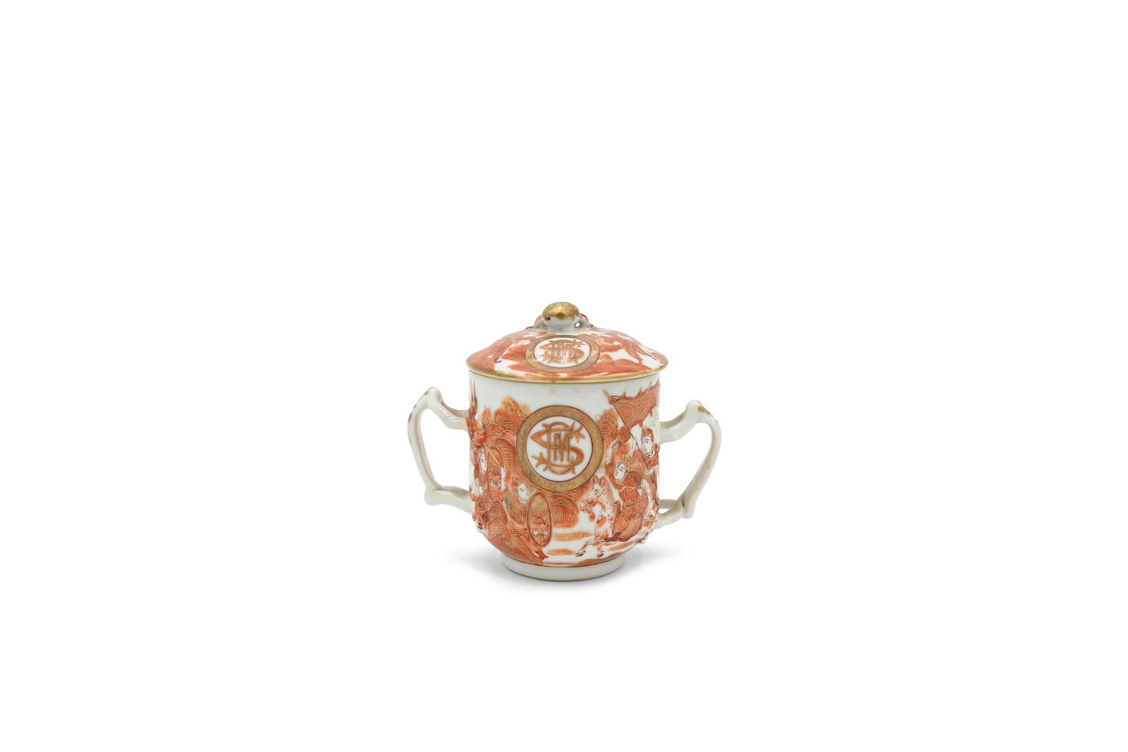 American Market Two-Handled Pot de Creme, late 18th/early 19th century (1 of 1)