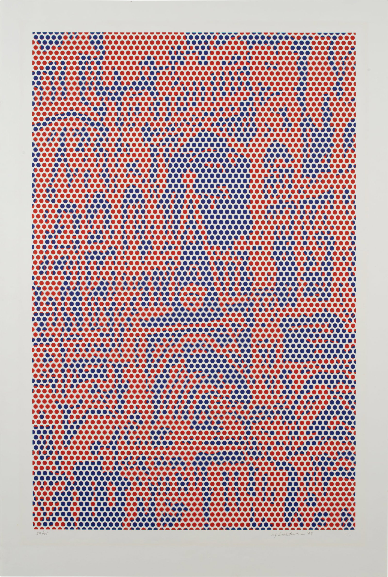 ROY LICHTENSTEIN, (American, 1923-1997), Cathedral #2, 1969 (1 of 1)