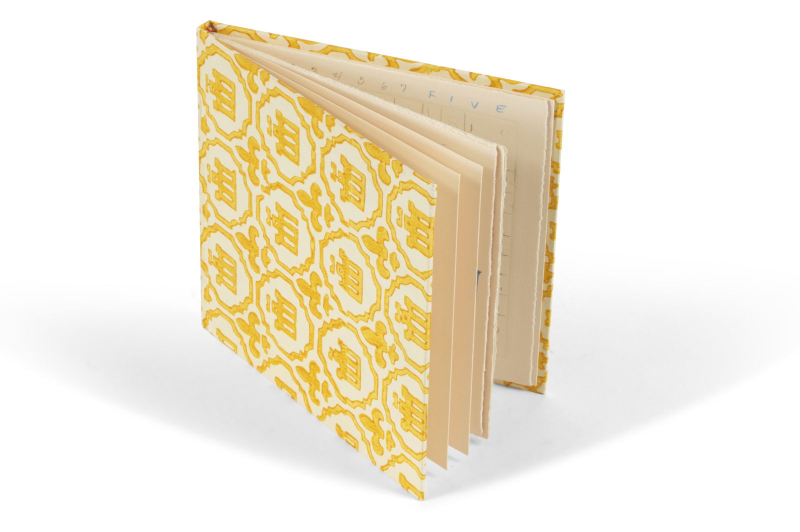 PAT STEIR, (American, b. 1938/40), Word, 1977: PAT STEIR (American, b. 1938/40)Word1977, artist's book including five drypoints with hand coloringsigned, dated, and numbered Pat Steir 1977 1/10 on the last page in pencil6 x 6 in.