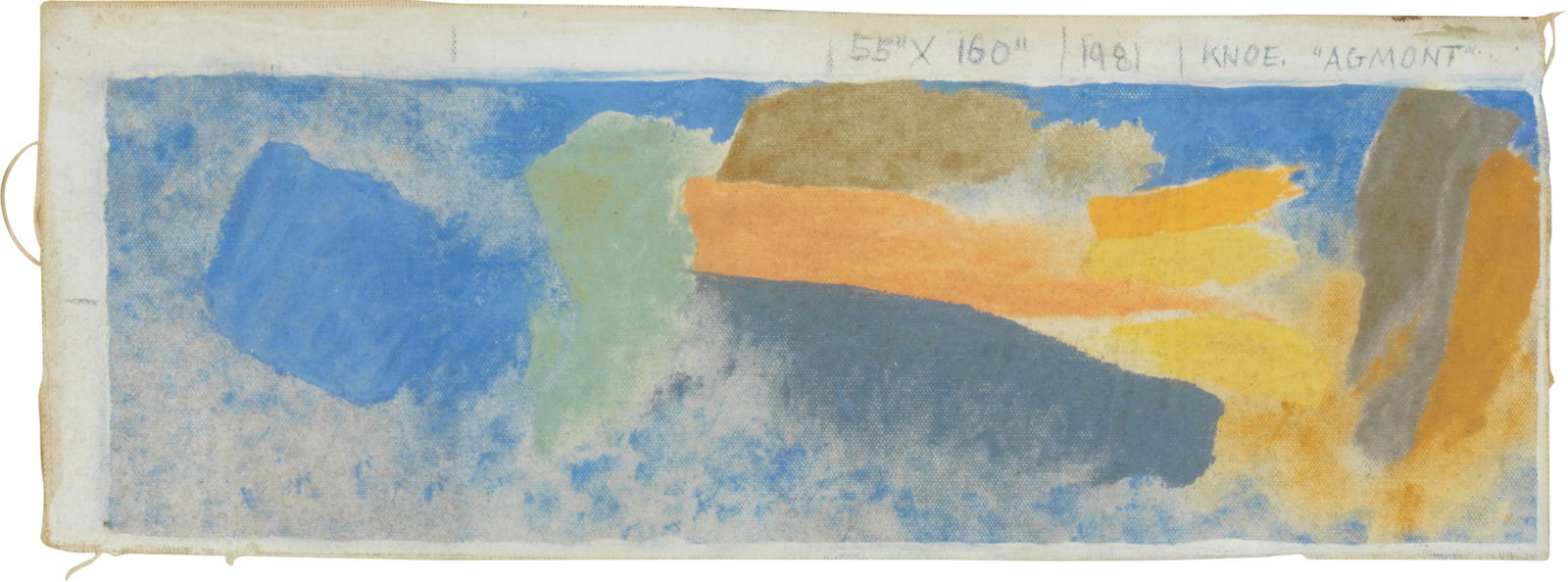 FRIEDEL DZUBAS, (German, 1915-1994), Study for Agmont, ca. 1981 (1 of 2)