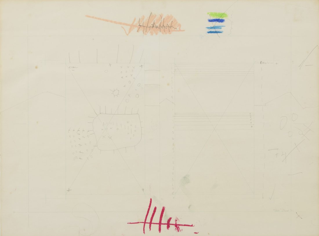 PAT STEIR, (American, b. 1938/40), Untitled, 1971 (1 of 2)