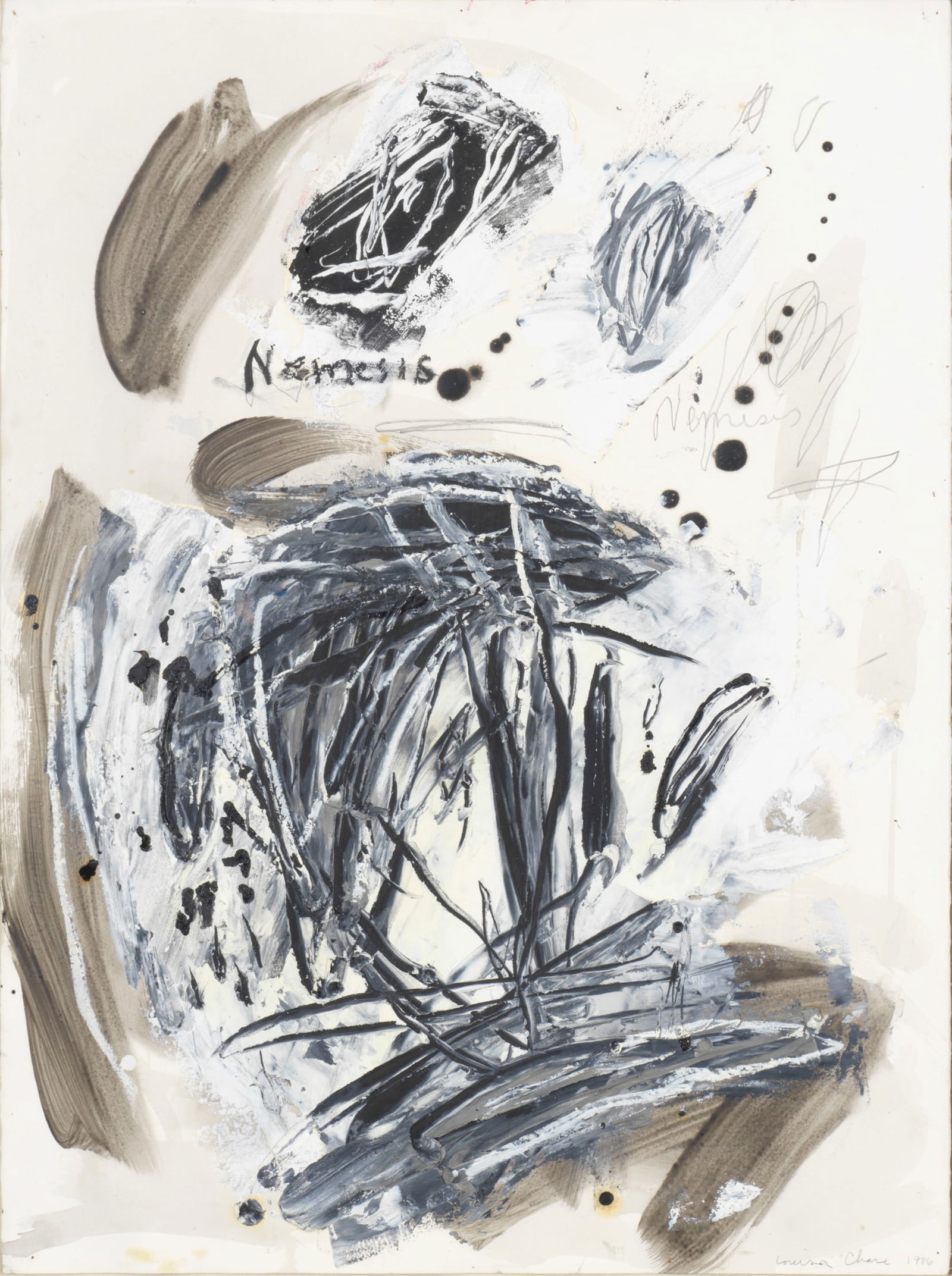 LOUISA LIZBETH CHASE, (American, 11951-2016), Untitled (Nemesis), 1986 (1 of 2)