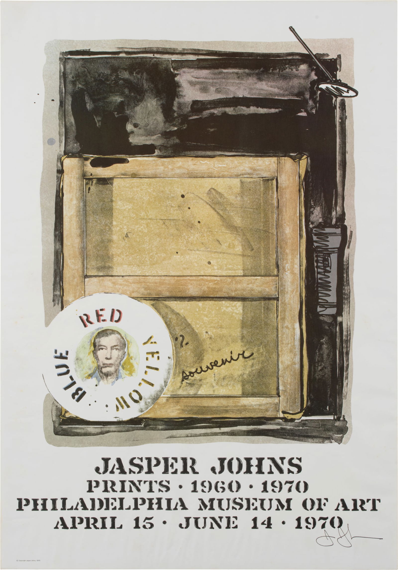 JASPER JOHNS, (American, b. 1930), Philadelphia Museum of Art, 1970 (1 of 1)