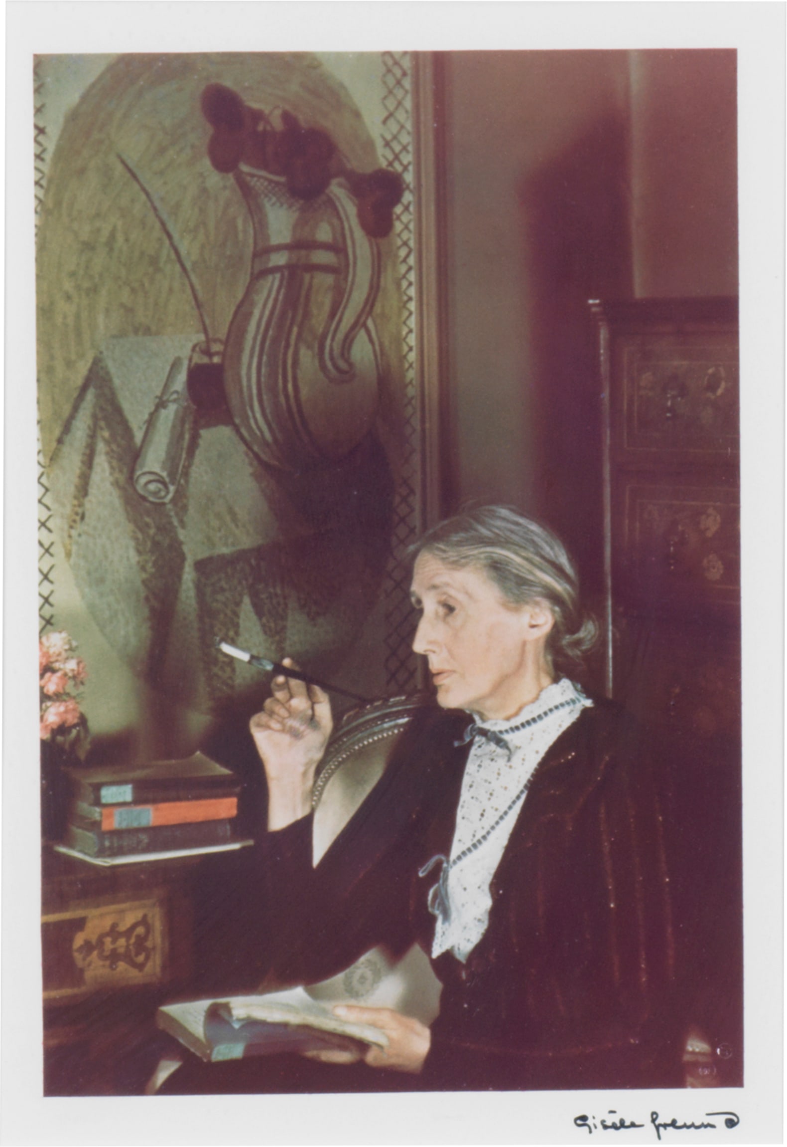 GISELE FREUND, (French/German, 1908-2000), Virginia Woolf (1 of 2)