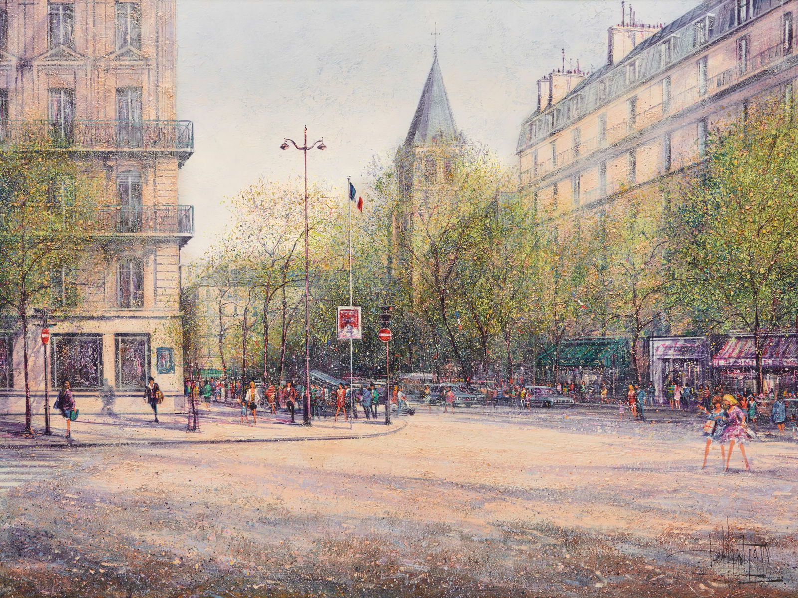 GUY DESSAPT, (French, b. 1938), Saint Germain des Pres, 1988 (1 of 2)