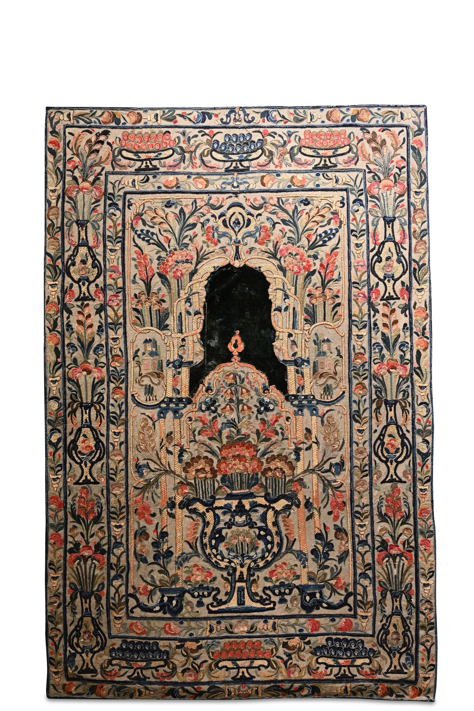 Applique Embroidered Prayer Textile, 19th century (1 of 1)