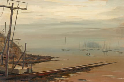 STEPHEN MORGAN ETNIER, (American, 1903-1984), Harbor View, 1962