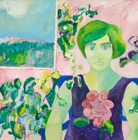 JOAN SNYDER, (American, b. 1940), Portrait of Jennifer, 1968