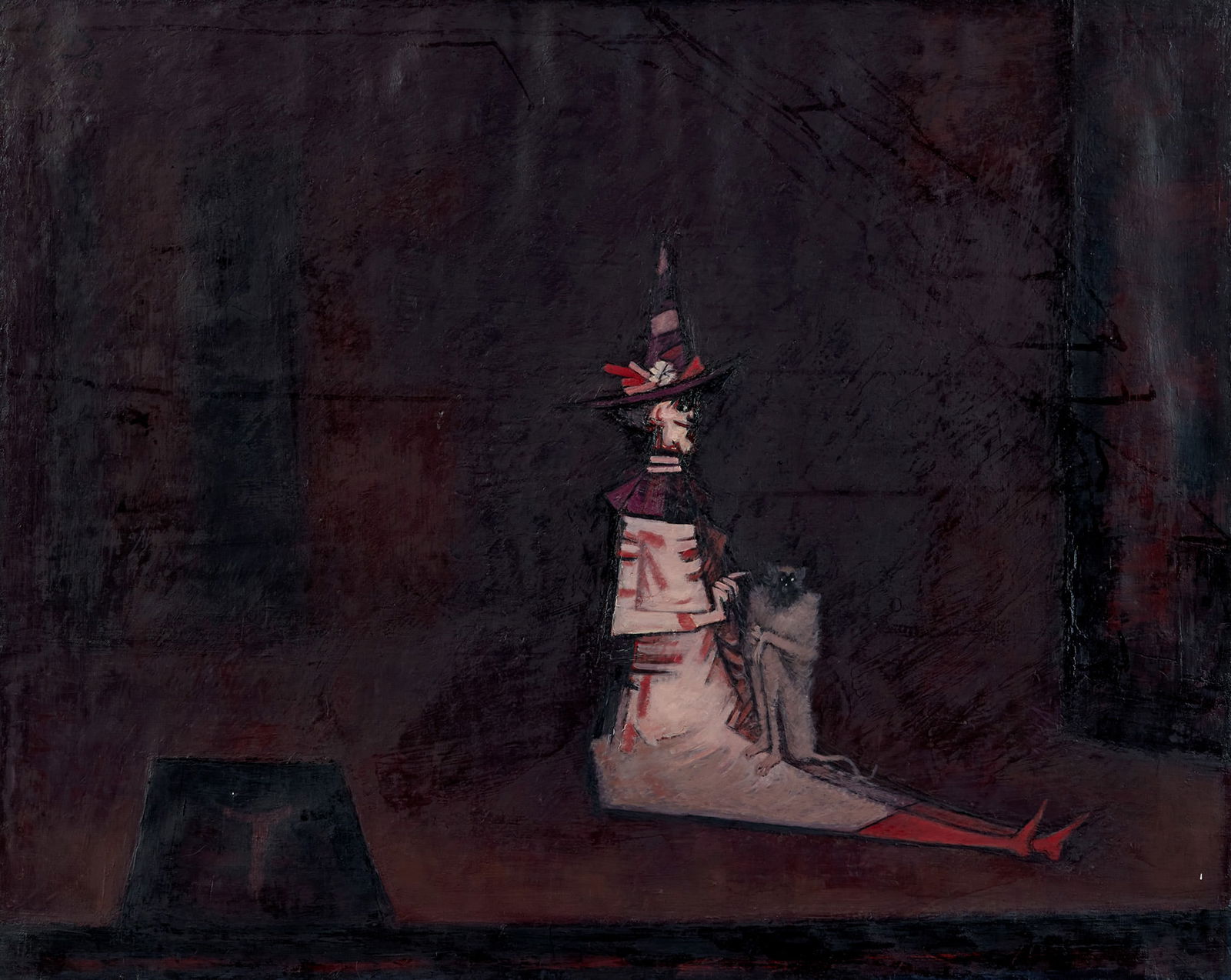 ANTONIO RODR?GUEZ LUNA, (Spanish, 1910-1985), La Comedianta, 1963 (1 of 3)