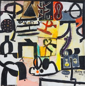 WOSENE WORKE KOSROF, (American, b. 1950), Words of Memory III, 2007