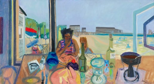 MAURICE FREEDMAN, (American, 1904-1985), Sal's Place, Provincetown, 1966