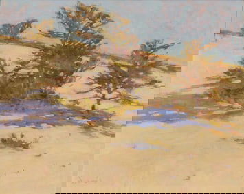 MICHAEL DAVIS, (American, b. 1945), Two Pines, 1991