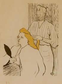 HENRI DE TOULOUSE-LAUTREC, (French, 1864-1901), Le Coiffeur-Programme du Théâtre Libre