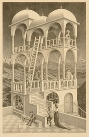 MAURITS CORNELIS ESCHER, (Dutch, 1898-1972), Belvedere