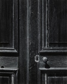 ANSEL ADAMS, (American, 1902-1984), Door, Old Church in Chinese Camp