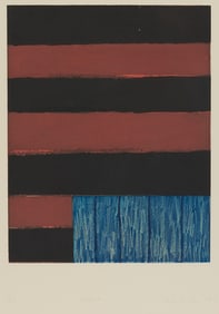 SEAN SCULLY, (American, b. 1945), Cradle, 1985
