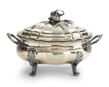 George III Silver Soup Tureen and Cover