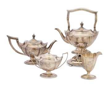 Gorham Silver Four Piece Tea Service