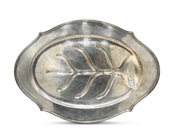 Shreve & Co. Silver Well and Tree Serving Platter