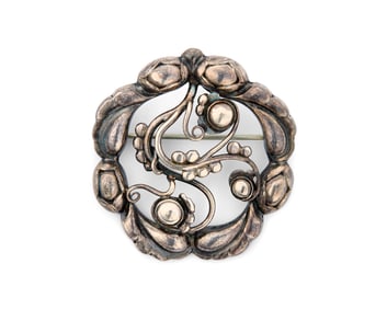 Georg Jensen Sterling Silver Brooch