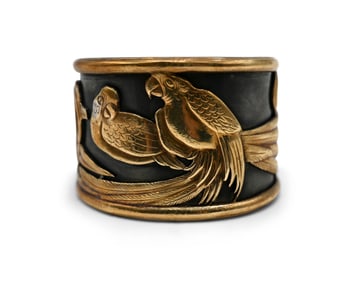 La Nouvelle Bague 18K Gold and Silver Cuff Bracelet