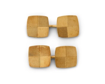 Tiffany & Co. 14K Gold Cufflinks