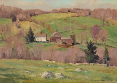 BERNARD COREY, (American, 1914-2000), Hillside Farm
