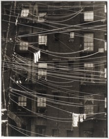 RALPH STEINER, (American, 1899-1986), Clothesline Crossing